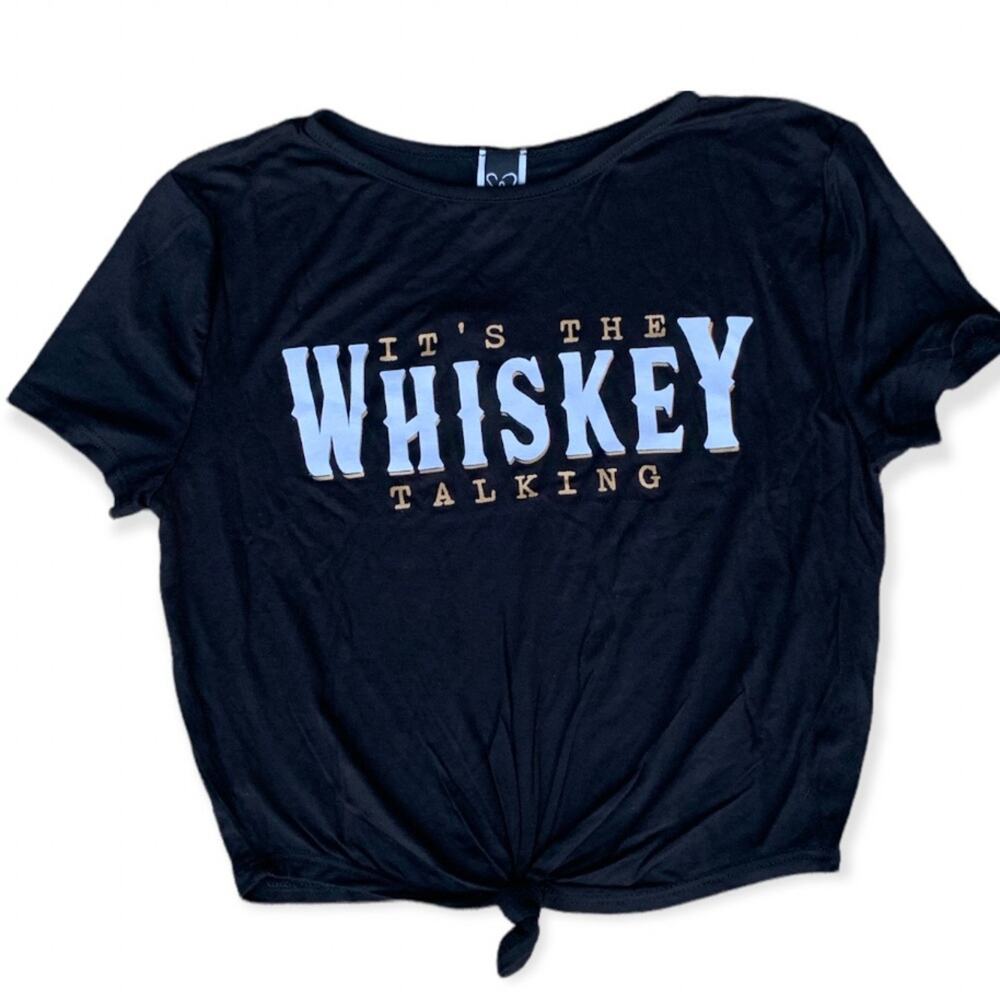 Windsor Whiskey Crop Top Size Medium